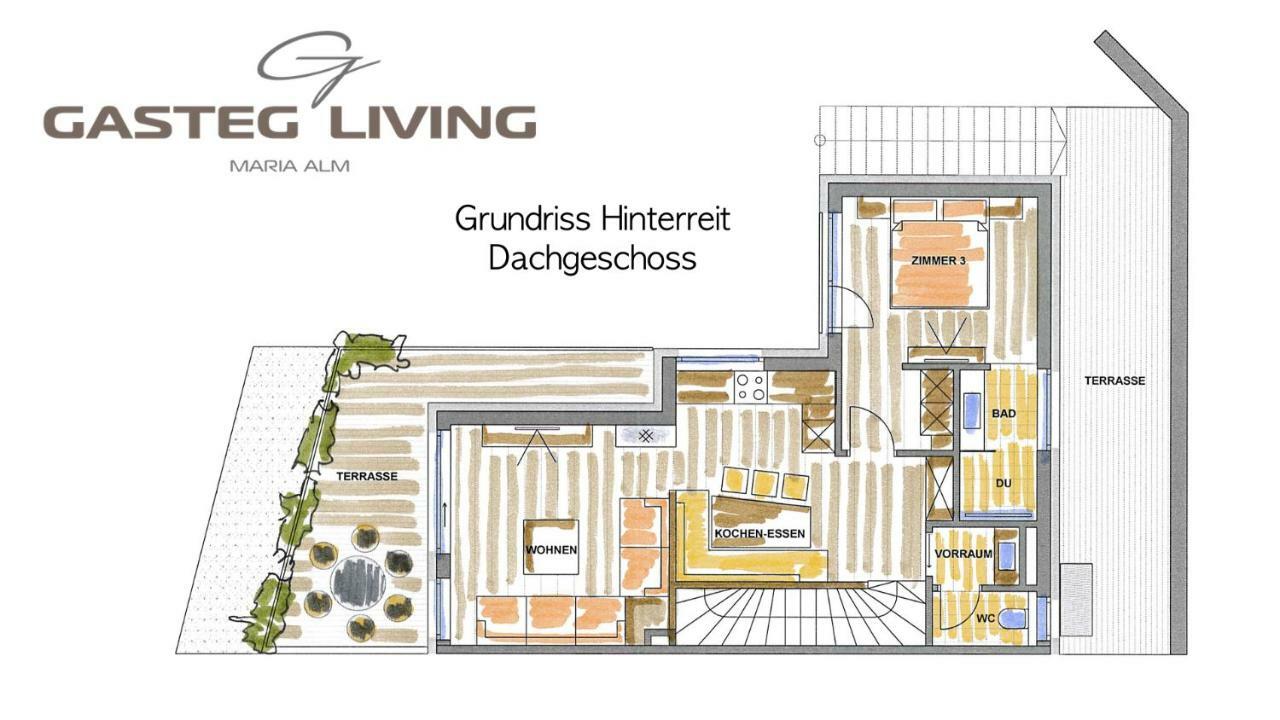 Gasteg Living Daire Maria Alm am Steinernen Meer Dış mekan fotoğraf